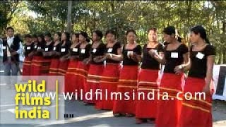 Adi tribal dance from Arunachal Pradesh [upl. by Ancilin756]