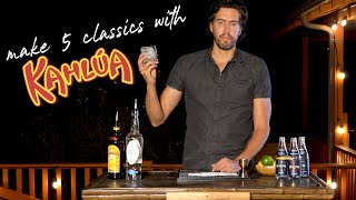 Learn How to Make 5 Kahlua Drinks  Espresso Martini White Russian Mudslide and More [upl. by Sergias]