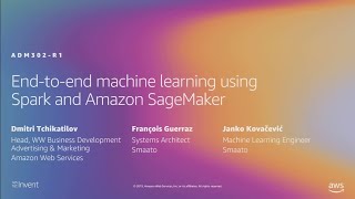 AWS reInvent 2019 Endtoend machine learning using Spark and Amazon SageMaker ADM302R1 [upl. by Stevana228]