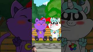 CatNap x CraftyCorn 💋 Kiss Challenge Poppy Playtime chapter 3 shorts animation funny memes [upl. by Lurette558]