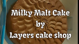 Layers Bakery Cake Review  Milky Malt Cake  Review by Aleenaz Experteez  Not so excellent [upl. by Sefton626]