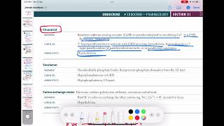 cinacalcet pharmacology endocrinology 98  First Aid USMLE Step 1 in UrduHindi [upl. by Hermann]