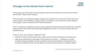 NHS Standard Contract  video 01 [upl. by Ahel]