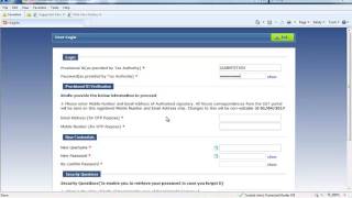 How to create GSTIN UserId and Password through CompuGst [upl. by Pansie100]