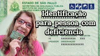 Como tirar a Carteira de Identidade para PCD Tenho Distrofia Muscular Cinturas já fiz a minha [upl. by Giark556]