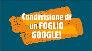 FOGLI GOOGLE come condividere un elenco presenze con altri docenti [upl. by Racso132]