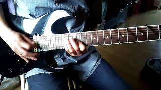 Testing my Ibanez rg 7321 with Dimarzio Blaze [upl. by Namrehs]