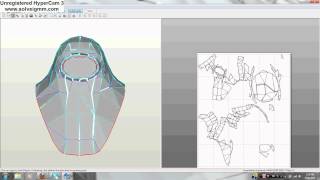 How to Bioshock 2 Delta Helmet Pepakura [upl. by Eli]