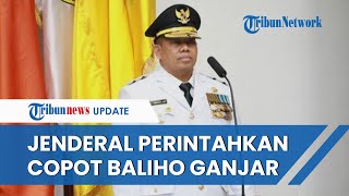 Sosok Jenderal Bintang 2 yang Perintahkan Copoti Baliho GanjarMahfud saat Jokowi Kunjungi Bali [upl. by Geri]