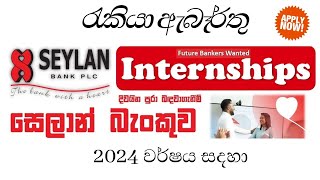 Seylan Bank  Internships 2024 [upl. by Callie]