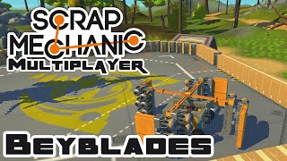 Beyblades  Lets Play Scrap Mechanic  Gameplay Part 32 [upl. by Gildas]