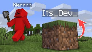 Minecraft Manhunt But I Can Disguise As Blocks [upl. by Chace]