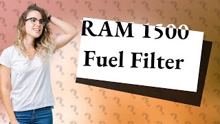 When should I replace my fuel filter RAM 1500 [upl. by Dirtsa]