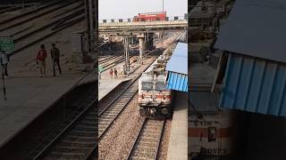 🔥Madurai SF ❌ faridabad new town railway indianrailways train youtubeshorts shorts reels [upl. by Lleddaw]