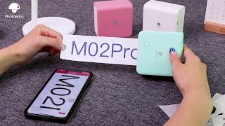 Phomemo M02 Pro Portable Bluetooth Printer Compatible with iOS and Android [upl. by Notla578]