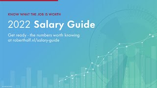 Meet the 2022 Salary Guide from Robert Half Numbers Worth Knowing [upl. by Nitreb]