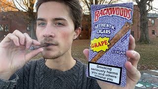 I Smoked a Grape Backwoods from Mexico [upl. by Liamsi]