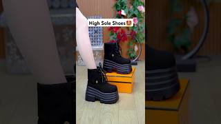 High Sole Shoes for Extra Height and Style ✅ highsoleshoes sheshoe girlsshoes ladiesshoes [upl. by Idissac]