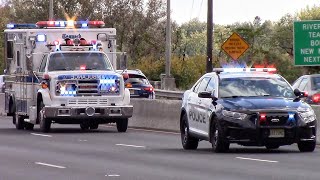 Police Cars Fire Trucks And Ambulances Responding Compilation Part 12 [upl. by Miof Mela970]