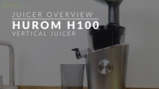 Hurom H100 Vertical Slow Juicer  Juicer Overview [upl. by Kazmirci]