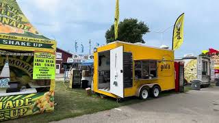 Clay County Fair Spencer Iowa Tractor Ride Around Fairgrounds 2024 [upl. by Ennaid]