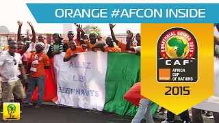 Arrival of Côte dIvoire in Malabo  Orange Africa Cup of Nations EQUATORIAL GUINEA 2015 [upl. by Allecsirp]