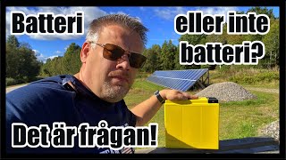 Snack om batteri till solceller och funderingar på omriktare till gamla UPSbatterier [upl. by Neltiac972]