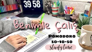 Gece Benimle Ders Çalış 📚☕️ Pomodoro 501050  TUS Günlükleri 4  Müziksiz Kronometreli [upl. by Barri550]