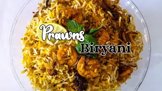 Prawns Biryani Recipe  Prawn Biryani Restaurant Style  Spicy Pepper [upl. by Gardy582]