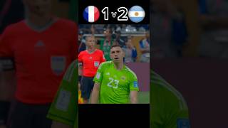 Argentina vs France 4  2 Final 2022 football footballshorts youtubeshorts [upl. by Yenruogis]