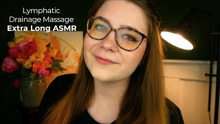 Extra Long Manual Lymphatic Drainage Treatment Massage Sounds Narrating Actions ✨ ASMR Roleplay [upl. by Annahsal]