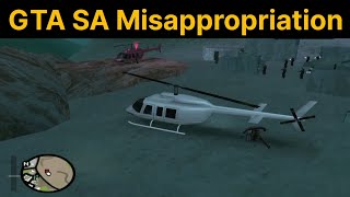 GTA SA Misappropriation Kill The Target And Grab The Evidence Dossier Catching The Helicopter 72 [upl. by Rimahs]