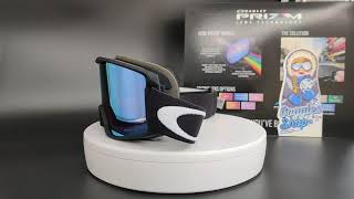 Маска Oakley Line Miner Youth XS Matte Black линза Prizm Snow Sapphire [upl. by Idoux955]