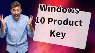 How to find Windows 10 product key [upl. by Hameerak]