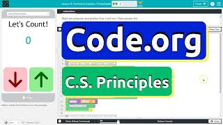 Codeorg Lesson 93 Functions ExploreInvestigate  Tutorial and Answer  Unit 4 CSP [upl. by Casie452]