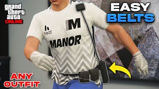 Easiest Belts To Get On ANY OUTFIT in GTA 5 Online Updated [upl. by Kcirddehs]