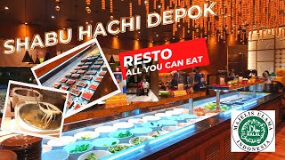 Resto all you can eat Shabu Hachi Depok [upl. by Heppman]