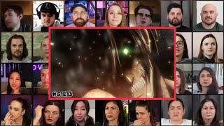 Attack on Titan Episode 13 Reaction Mashup  S1 [upl. by Dymoke]