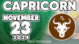 𝐂𝐚𝐩𝐫𝐢𝐜𝐨𝐫𝐧 ♑ 🔞A DECEASED MAN LEAVES YOU AN INHERITANCE ⚰️💵 Horoscope for today NOVEMBER 23 2024🔮 new [upl. by Accissej]