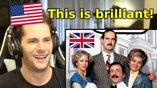 American Reacts to Fawlty Towers  Top 10 Best Moments [upl. by Anniroc]