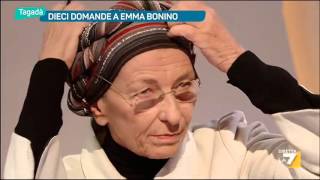 Dieci domande a Emma Bonino [upl. by Alemak]