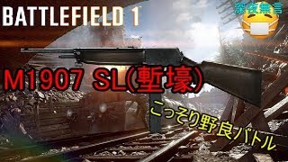 【BF1】M1907 SL塹壕を使うべし【おすすめ武器】 [upl. by Aliel]