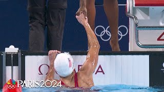 Team USA women SET THE TONE in 4x100m freestyle relay heat  Paris Olympics  NBC Sports [upl. by Nirro]