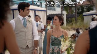 Jamie and Callies Story  The Fosters  S1 Good Trouble [upl. by Forland]