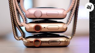 Compared All The New Gold Apple Watches [upl. by Ainafets603]