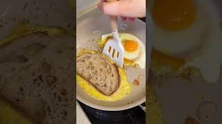 🥪Salted Egg Yolk Sauce Egg and Cheese Sandwich ASMR breakfasttime shorts breakfasttime ASMR [upl. by Hanej]