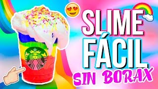 Como hacer SLIME SIN BÓRAX y SIN ALMIDÓN  SLIME CASERO CON 3 ingredientes [upl. by Ailadgim]