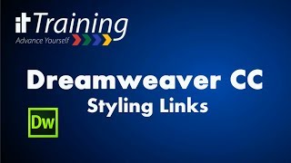 Dreamweaver CC  Styling Links [upl. by Larena47]