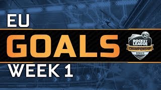 All EU Goals  Week 1  RLCS S4 [upl. by Cliff]