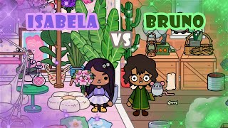 Sfida di arredamento su Toca Life World  🌺 Isabela VS bruno 🐭 [upl. by Toscano]